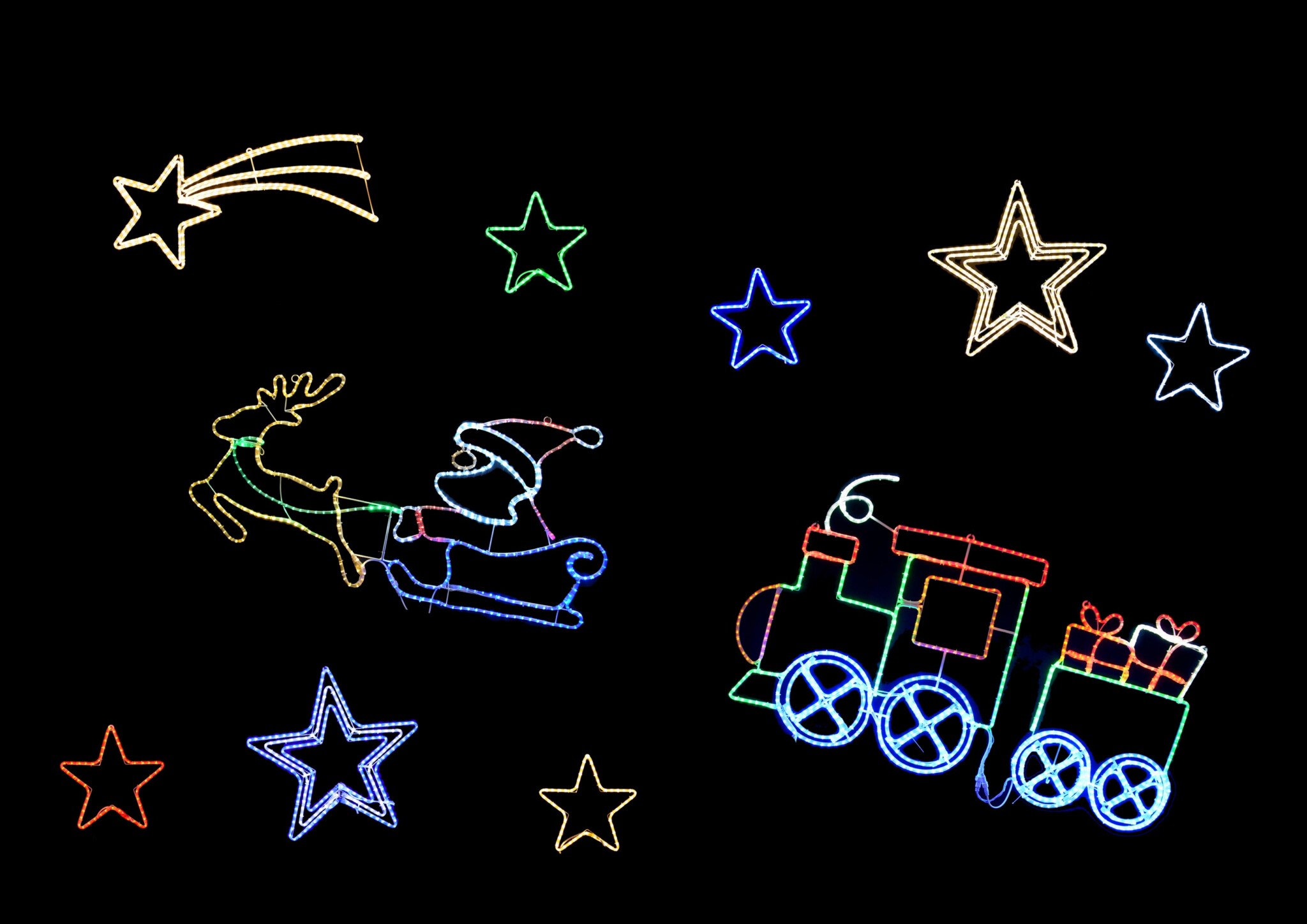 クリスマスデコレーション はしごサンタ DCH-011 クリスマス イルミネーション ハシゴサンタ 組み立て式 サンタクロース モチーフライト - 3
