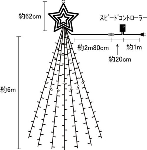 大特価お得スタードレープライト6M クリスマス