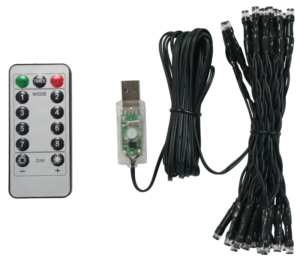 「室内用LEDストレートライトUSB式タイマー付、グリーンコード仕様」